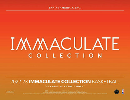 2022 - 23 Panini Immaculate Basketball Hobby - Columbia Hobby - Sports Card Boxes - Toploaders - Card Savers
