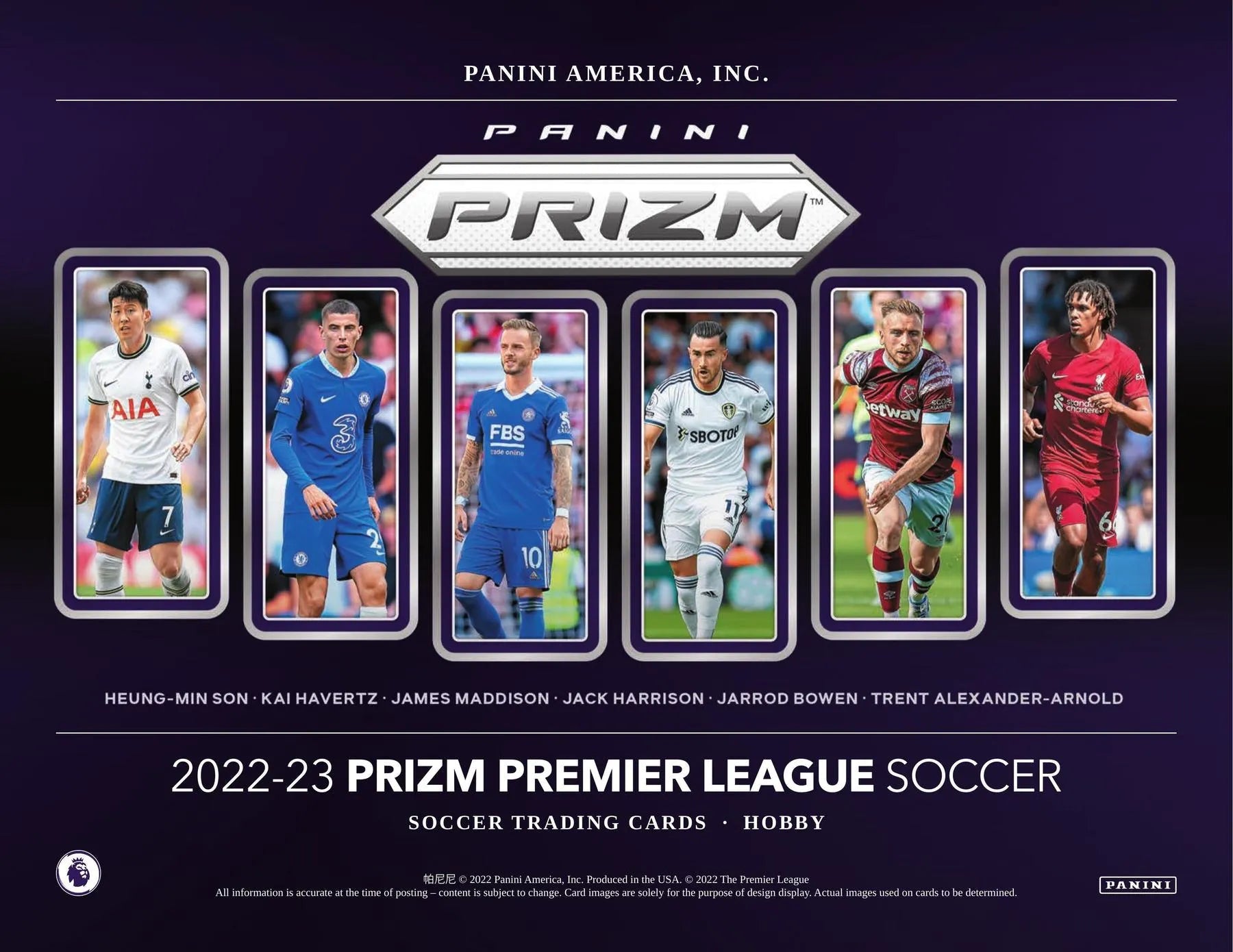2022 - 23 Panini Prizm EPL Soccer Hobby - Columbia Hobby - Sports Card Boxes - Toploaders - Card Savers
