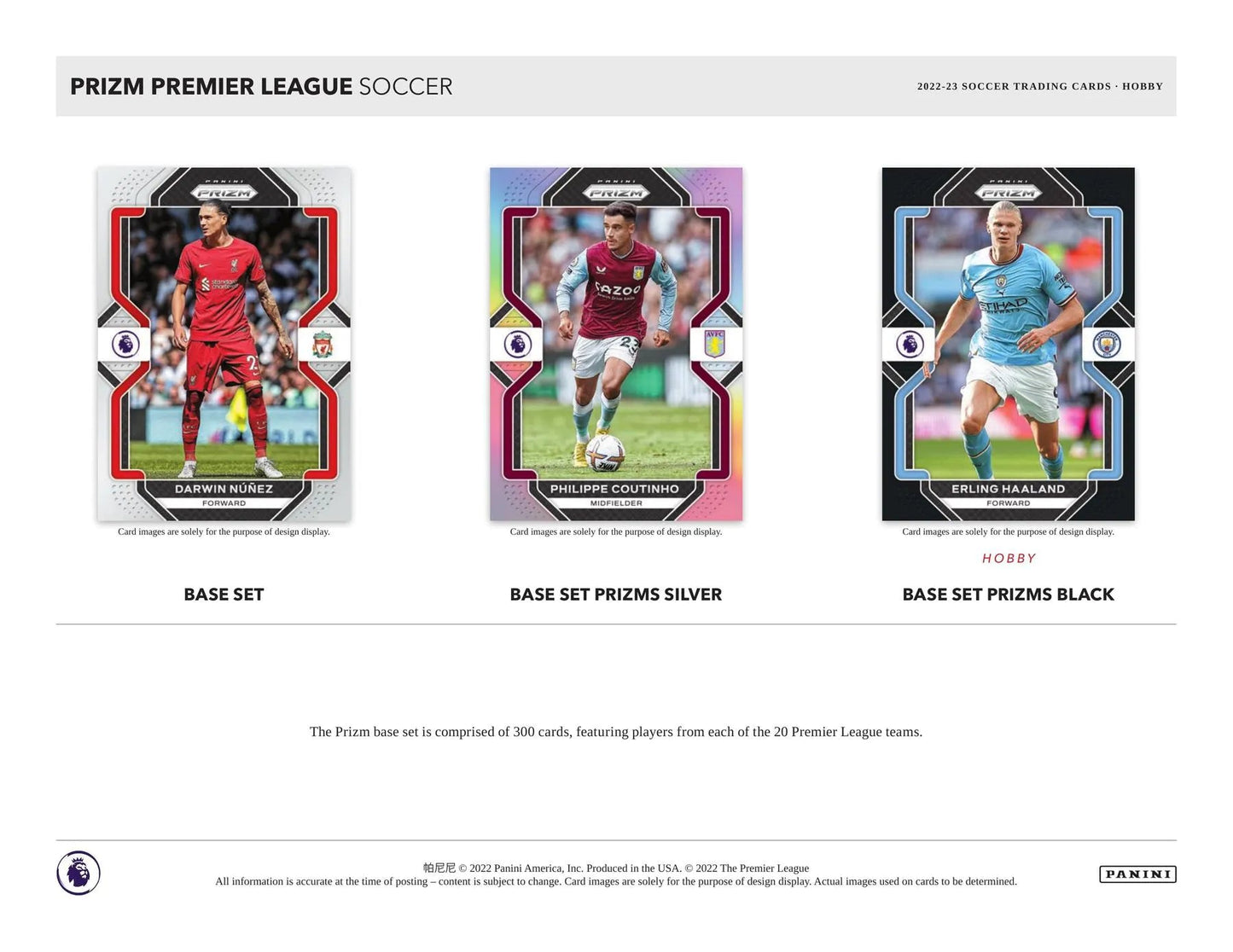 2022 - 23 Panini Prizm EPL Soccer Hobby - Columbia Hobby - Sports Card Boxes - Toploaders - Card Savers