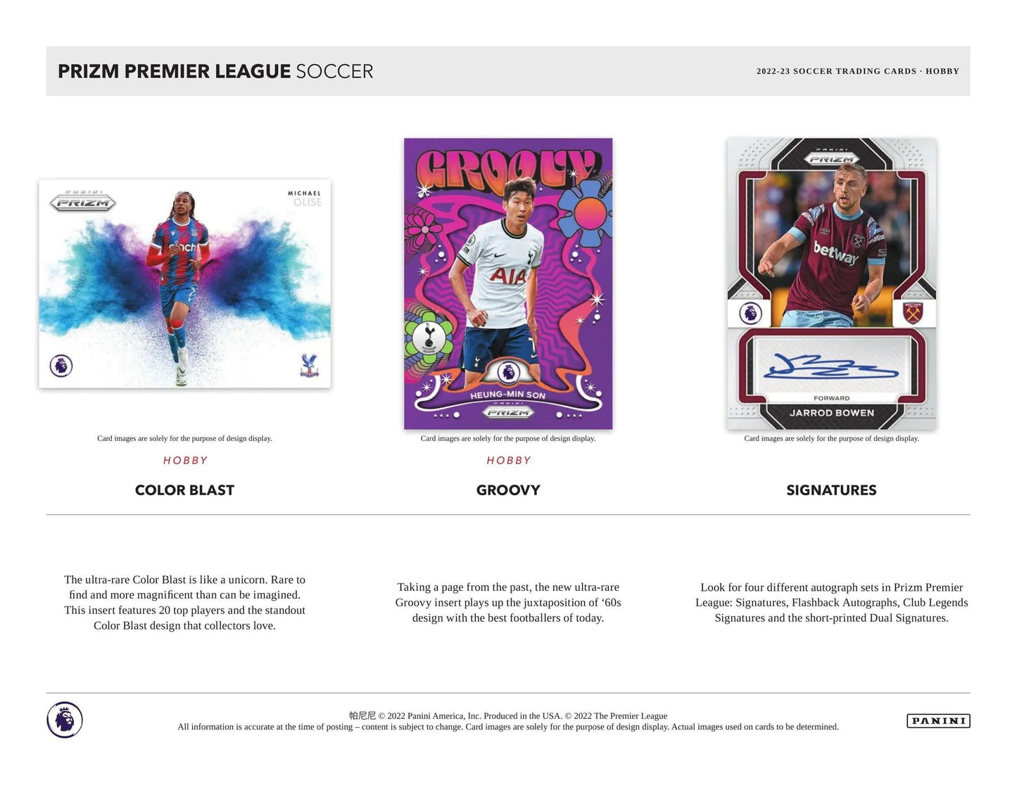 2022 - 23 Panini Prizm EPL Soccer Hobby - Columbia Hobby - Sports Card Boxes - Toploaders - Card Savers