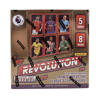2022 - 23 Revolution EPL Premier League Soccer Hobby - Columbia Hobby - Sports Card Boxes - Toploaders - Card Savers