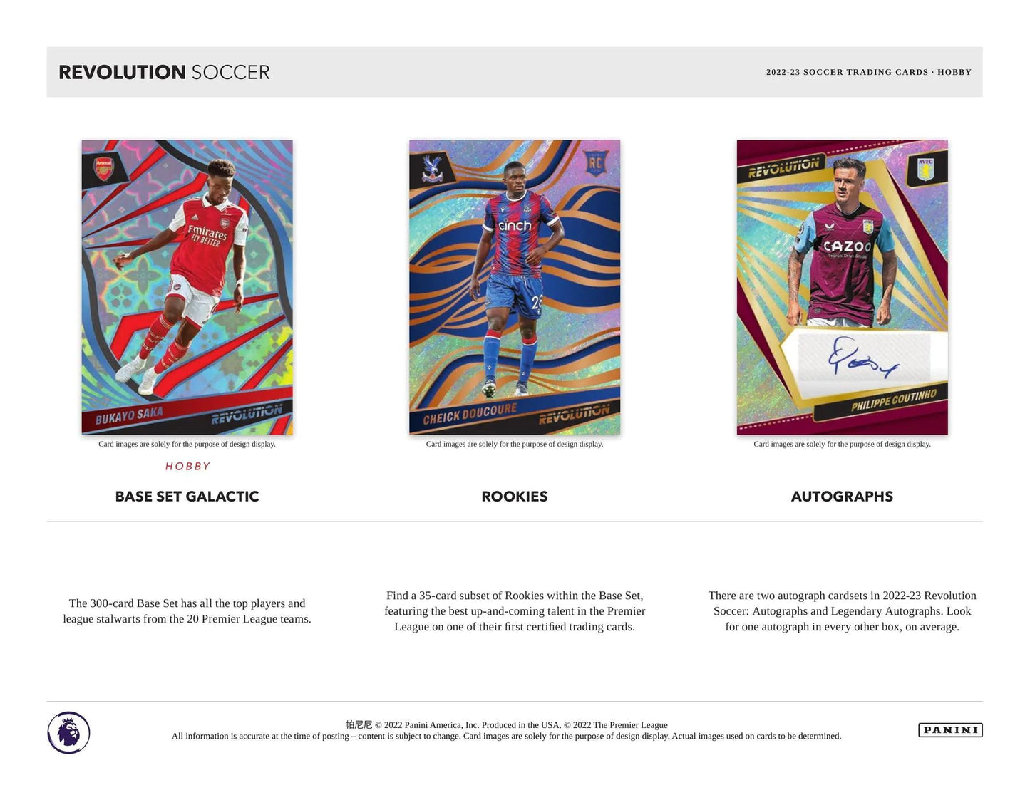 2022 - 23 Revolution EPL Premier League Soccer Hobby - Columbia Hobby - Sports Card Boxes - Toploaders - Card Savers