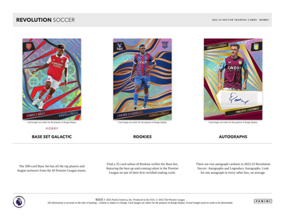 2022 - 23 Revolution EPL Premier League Soccer Hobby - Columbia Hobby - Sports Card Boxes - Toploaders - Card Savers