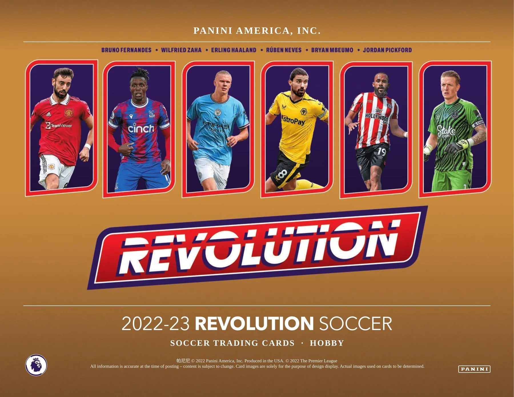 2022 - 23 Revolution EPL Premier League Soccer Hobby - Columbia Hobby - Sports Card Boxes - Toploaders - Card Savers