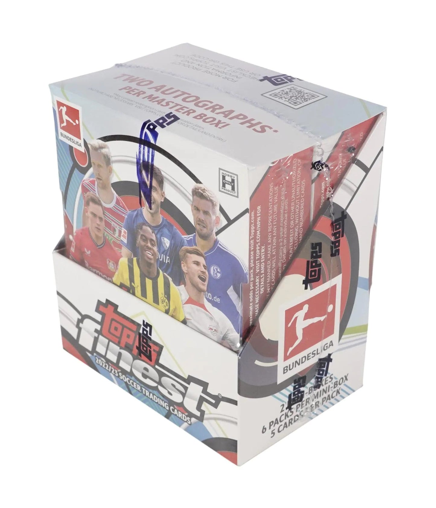 2022 - 23 Topps Finest Bundesliga Soccer Hobby Box - Columbia Hobby - Sports Card Boxes - Toploaders - Card Savers