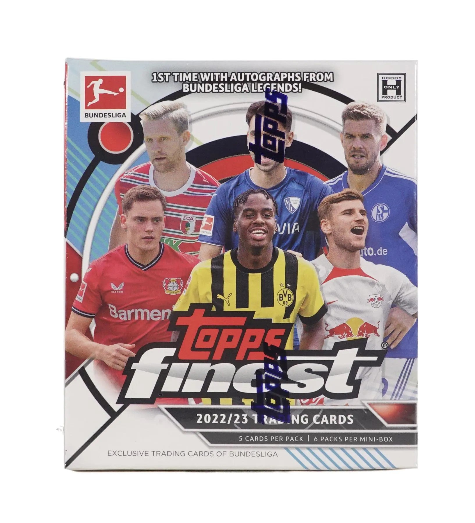 2022 - 23 Topps Finest Bundesliga Soccer Hobby Box - Columbia Hobby - Sports Card Boxes - Toploaders - Card Savers