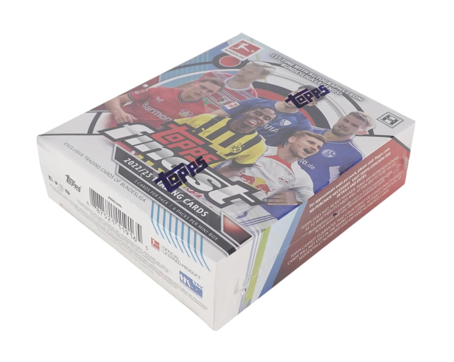 2022 - 23 Topps Finest Bundesliga Soccer Hobby Box - Columbia Hobby - Sports Card Boxes - Toploaders - Card Savers