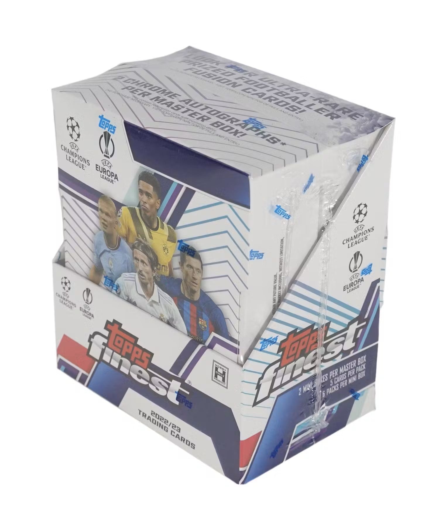2022 - 23 Topps Finest UEFA Club Competitions Soccer Hobby Box - Columbia Hobby - Sports Card Boxes - Toploaders - Card Savers