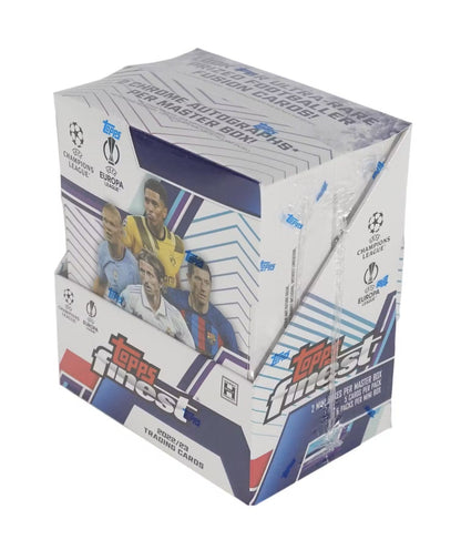 2022 - 23 Topps Finest UEFA Club Competitions Soccer Hobby Box - Columbia Hobby - Sports Card Boxes - Toploaders - Card Savers