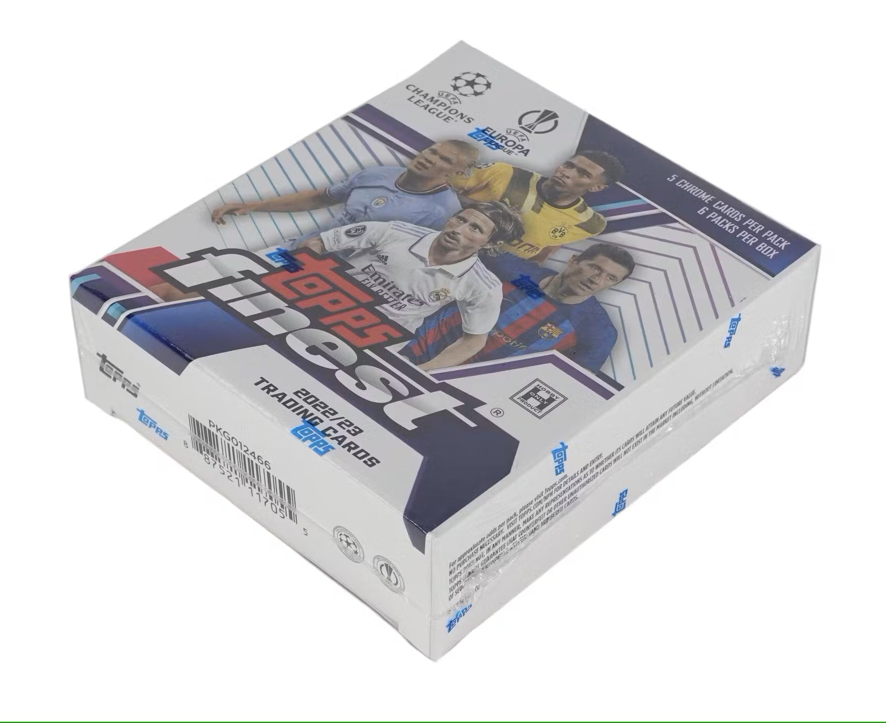 2022 - 23 Topps Finest UEFA Club Competitions Soccer Hobby Box - Columbia Hobby - Sports Card Boxes - Toploaders - Card Savers