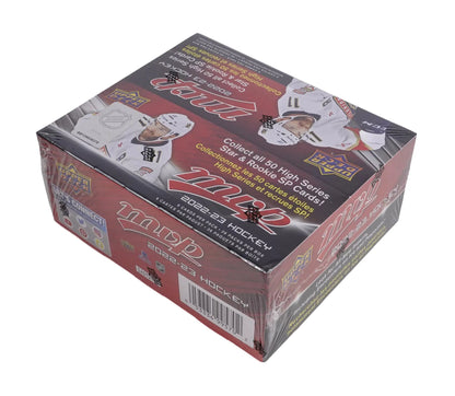 2022 - 23 Upper Deck MVP Hockey Retail 36 - Pack Box - Columbia Hobby - Sports Card Boxes - Toploaders - Card Savers