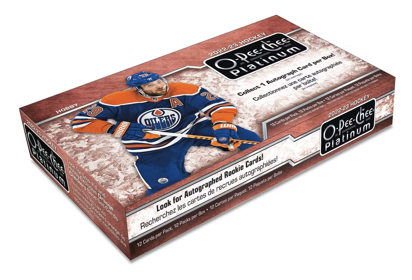 2022 - 23 Upper Deck O - Pee - Chee Platinum Hockey Hobby Box - Columbia Hobby - Sports Card Boxes - Toploaders - Card Savers