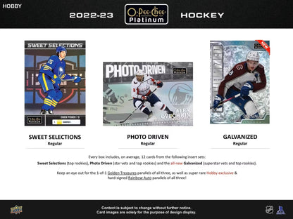 2022 - 23 Upper Deck O - Pee - Chee Platinum Hockey Hobby Box - Columbia Hobby - Sports Card Boxes - Toploaders - Card Savers