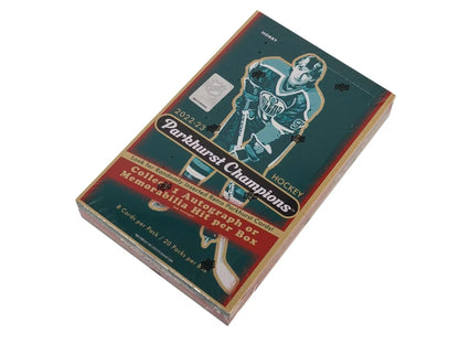 2022 - 23 Upper Deck Parkhurst Champions Hockey Hobby Box - Columbia Hobby - Sports Card Boxes - Toploaders - Card Savers