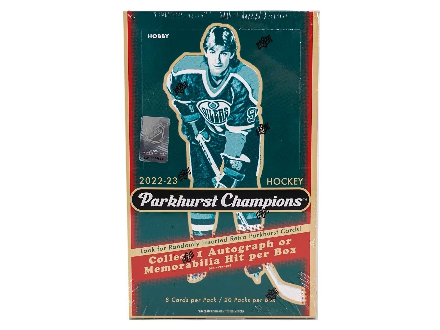 2022 - 23 Upper Deck Parkhurst Champions Hockey Hobby Box - Columbia Hobby - Sports Card Boxes - Toploaders - Card Savers