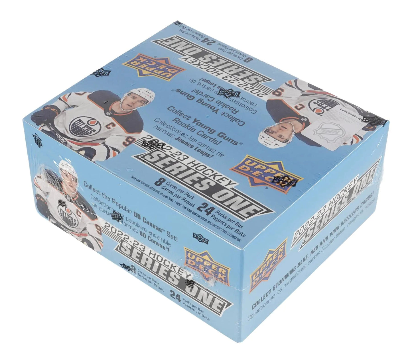 2022 - 23 Upper Deck Series 1 Hockey Retail Box - Columbia Hobby - Sports Card Boxes - Toploaders - Card Savers