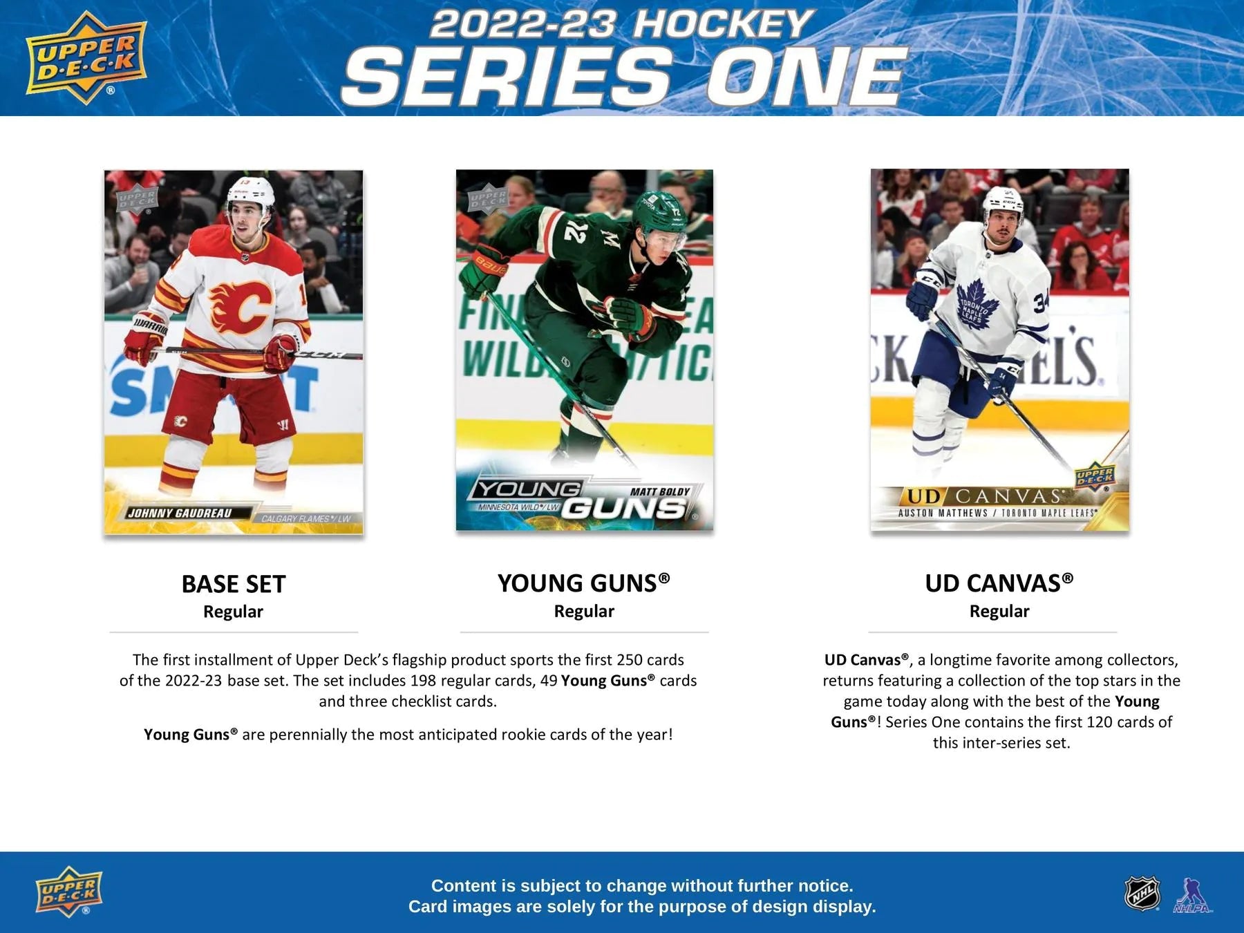 2022 - 23 Upper Deck Series 1 Hockey Retail Box - Columbia Hobby - Sports Card Boxes - Toploaders - Card Savers