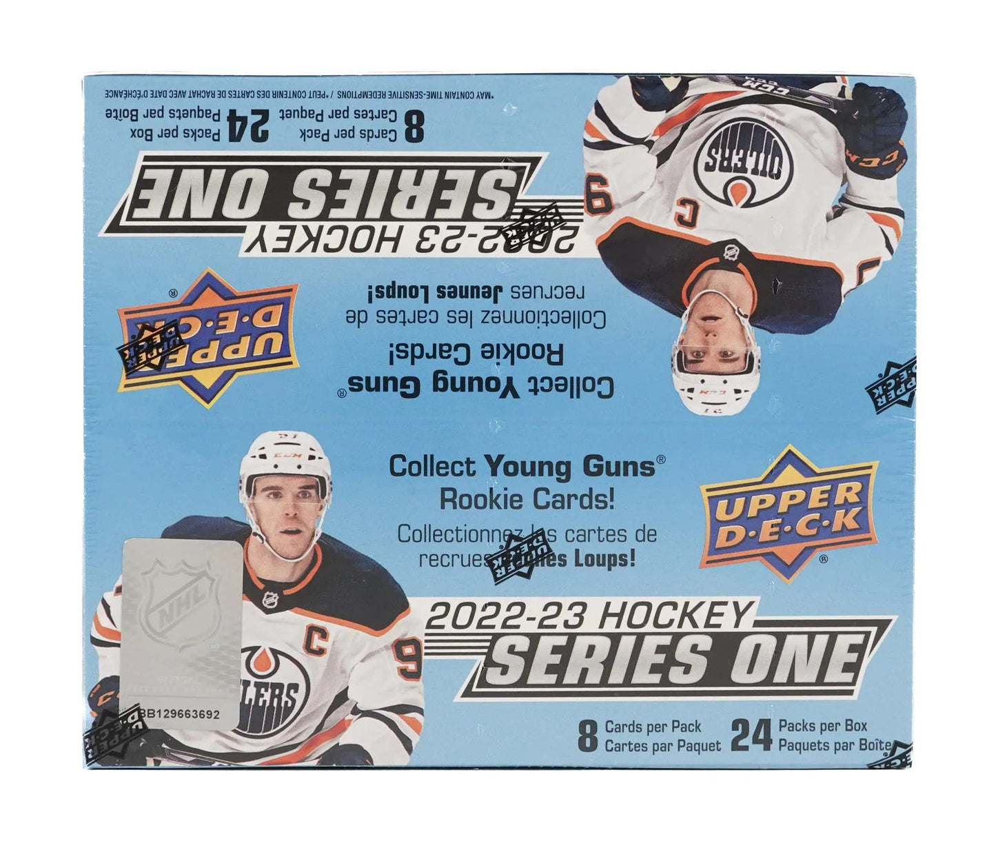 2022 - 23 Upper Deck Series 1 Hockey Retail Box - Columbia Hobby - Sports Card Boxes - Toploaders - Card Savers