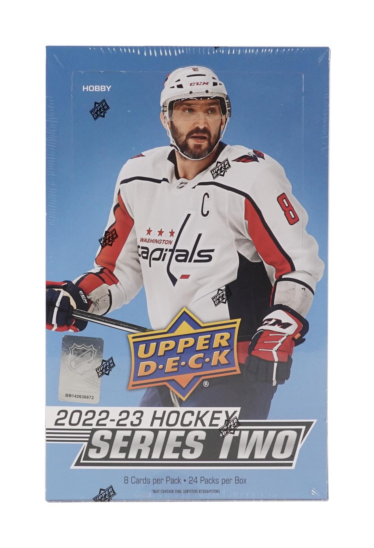 2022 - 23 Upper Deck Series 2 Hockey Hobby Box - Columbia Hobby - Sports Card Boxes - Toploaders - Card Savers