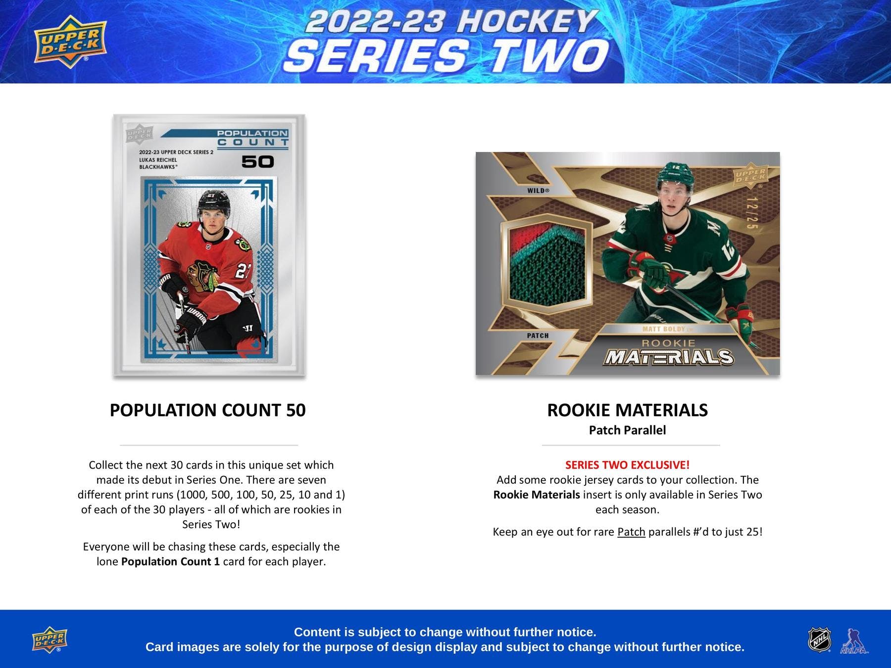 2022 - 23 Upper Deck Series 2 Hockey Hobby Box - Columbia Hobby - Sports Card Boxes - Toploaders - Card Savers