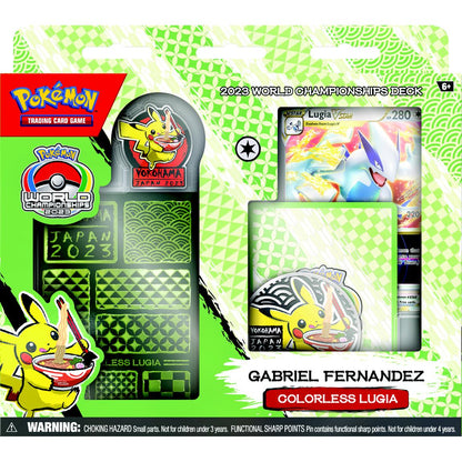 2022 and 2023 Pokemon Dual World Championships Deck Bundle (Styles May Vary) - Columbia Hobby - Sports Card Boxes - Toploaders - Card Savers