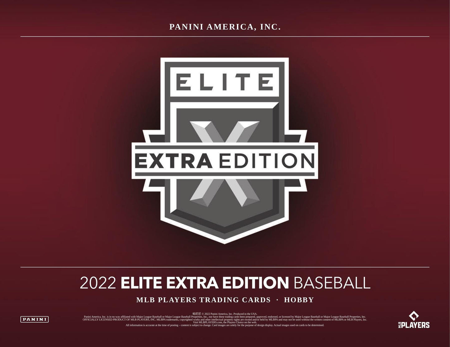 2022 Panini Elite Extra Edition Baseball Box - Columbia Hobby - Sports Card Boxes - Toploaders - Card Savers