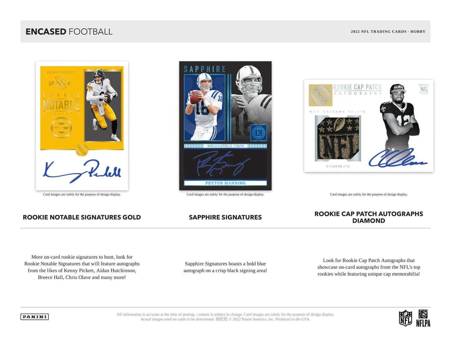 2022 Panini Encased Football Hobby Box - Columbia Hobby - Sports Card Boxes - Toploaders - Card Savers