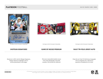 2022 Panini Playbook Football Hobby - Columbia Hobby - Sports Card Boxes - Toploaders - Card Savers