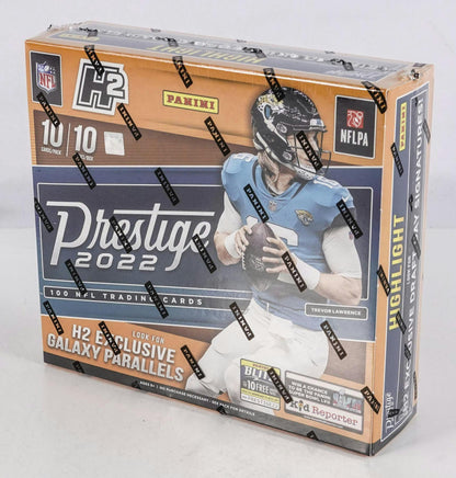 2022 Panini Prestige Football H2 Box (Galaxy Parallels!) - Columbia Hobby - Sports Card Boxes - Toploaders - Card Savers