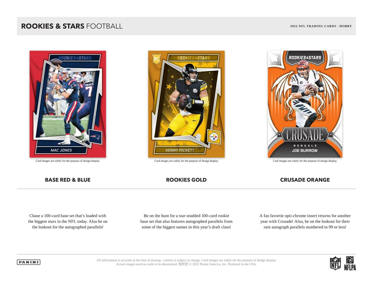 2022 Panini Rookies and Stars Football Hobby - Columbia Hobby - Sports Card Boxes - Toploaders - Card Savers