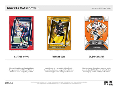 2022 Panini Rookies and Stars Football Hobby - Columbia Hobby - Sports Card Boxes - Toploaders - Card Savers