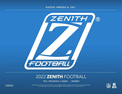 2022 Panini Zenith Football Hobby Box - Columbia Hobby - Sports Card Boxes - Toploaders - Card Savers