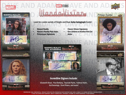 2022 Upper Deck WandaVision Hobby Box - Columbia Hobby - Sports Card Boxes - Toploaders - Card Savers