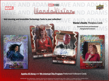 2022 Upper Deck WandaVision Hobby Box - Columbia Hobby - Sports Card Boxes - Toploaders - Card Savers