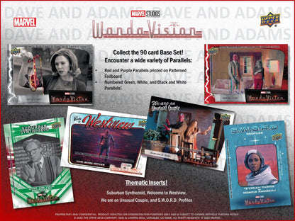 2022 Upper Deck WandaVision Hobby Box - Columbia Hobby - Sports Card Boxes - Toploaders - Card Savers
