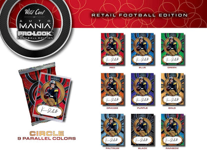 2022 Wild Card Auto Mania Pro Look Football Retail Box - Columbia Hobby - Sports Card Boxes - Toploaders - Card Savers