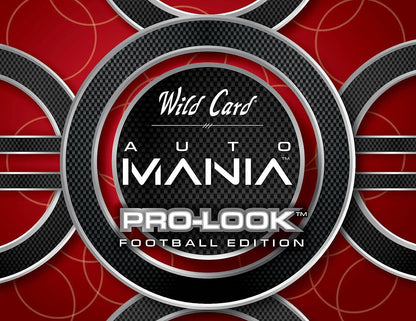 2022 Wild Card Auto Mania Pro Look Football Retail Box - Columbia Hobby - Sports Card Boxes - Toploaders - Card Savers