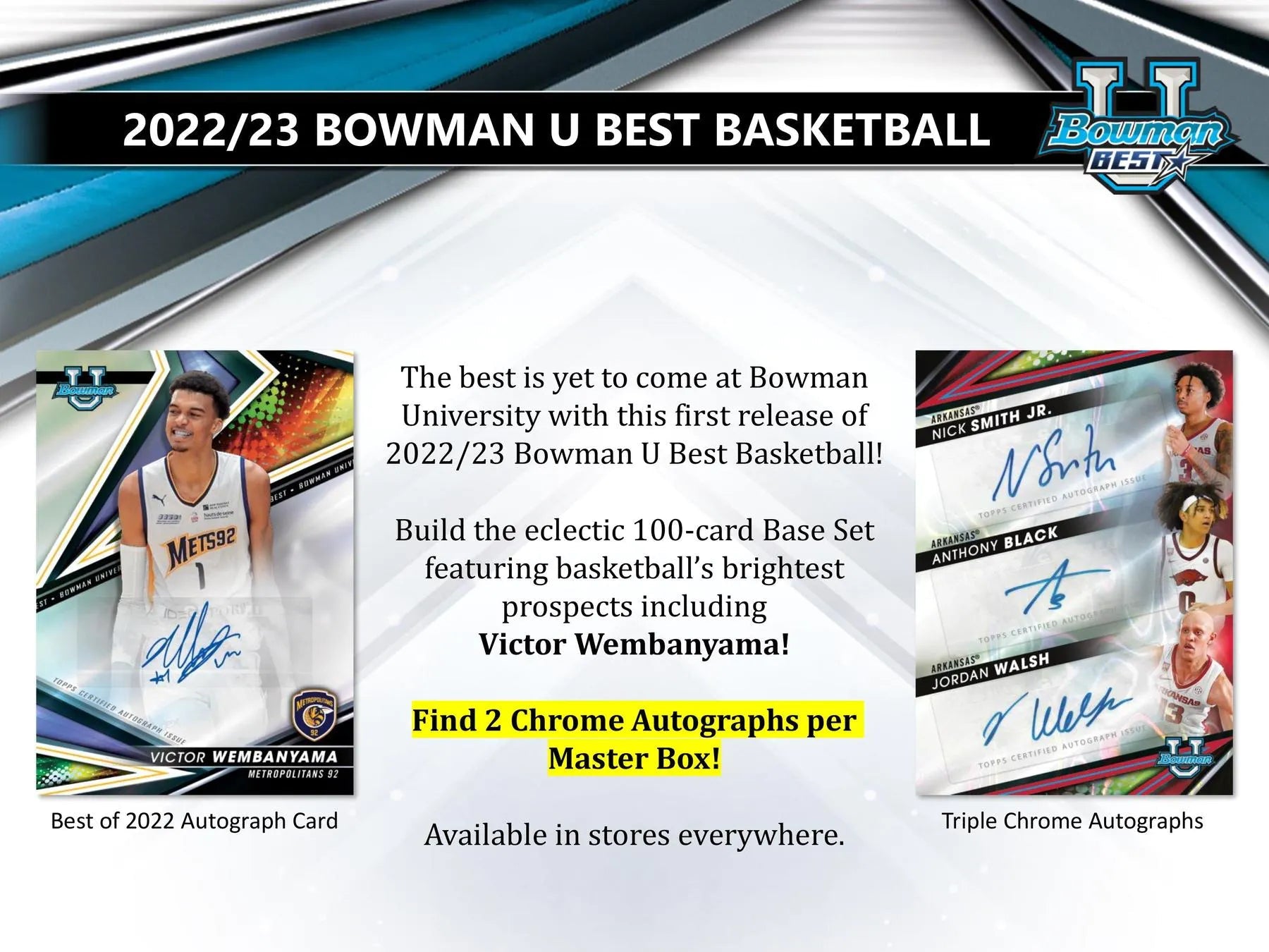 2022/23 Bowman University's Best Basketball Hobby Box - Columbia Hobby - Sports Card Boxes - Toploaders - Card Savers