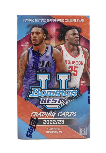 2022/23 Bowman University's Best Basketball Hobby Box - Columbia Hobby - Sports Card Boxes - Toploaders - Card Savers