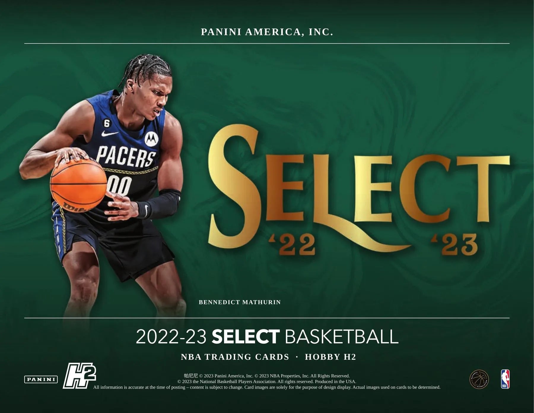 2022/23 Panini Select Basketball H2 Box - Columbia Hobby - Sports Card Boxes - Toploaders - Card Savers