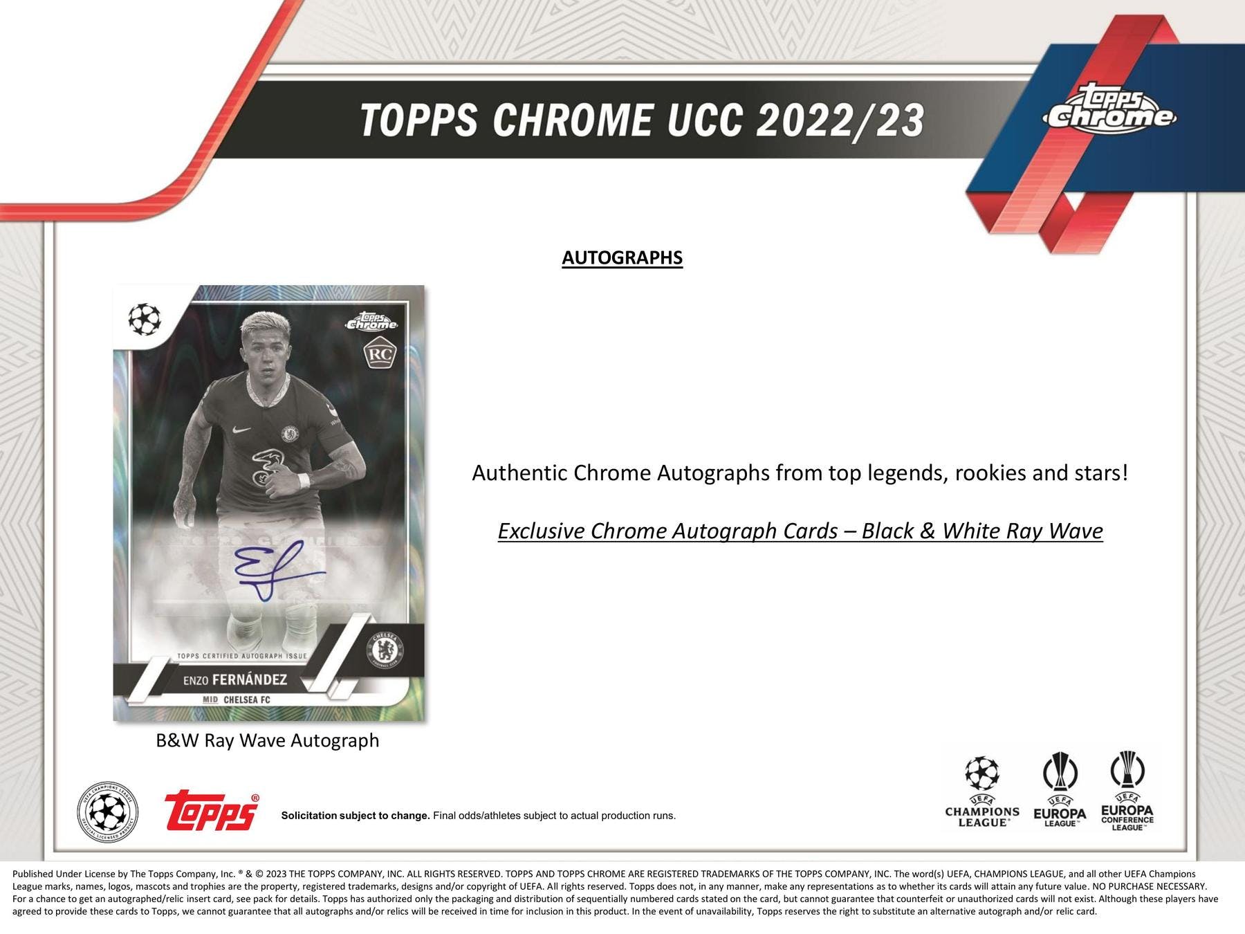 2022/23 Topps Chrome UEFA Club Competitions Soccer Hobby LITE Box - Columbia Hobby - Sports Card Boxes - Toploaders - Card Savers
