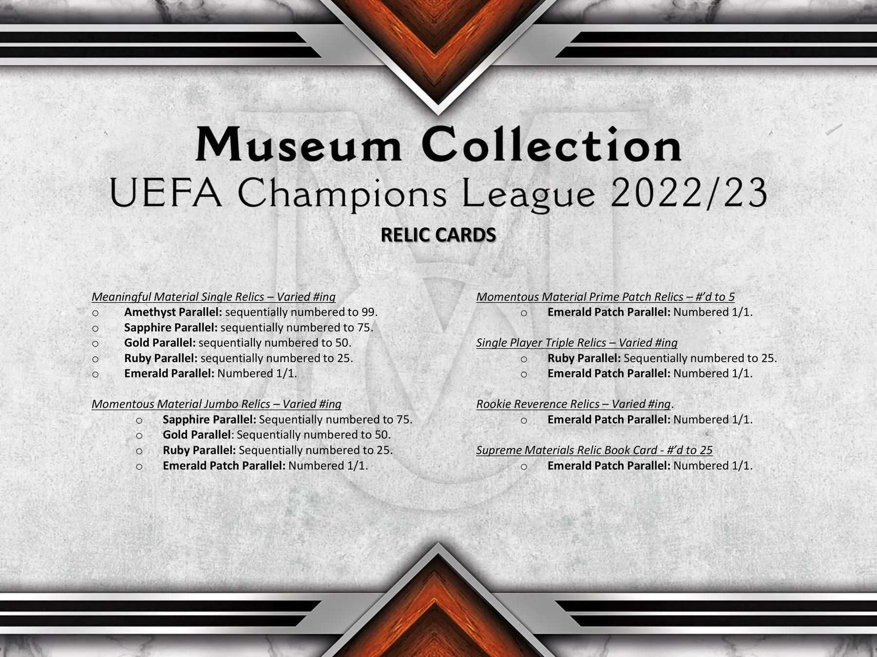 2022/23 Topps Museum Collection UEFA Champions League Soccer Hobby Box - Columbia Hobby - Sports Card Boxes - Toploaders - Card Savers