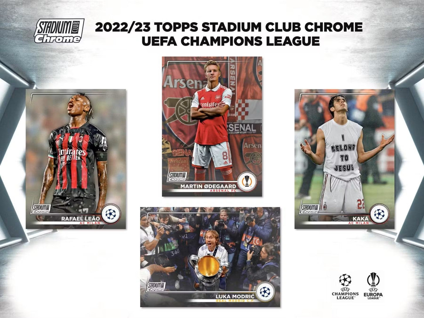 2022/23 Topps Stadium Club Chrome UEFA Club Competitions Soccer Giant Box - Columbia Hobby - Sports Card Boxes - Toploaders - Card Savers