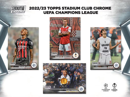 2022/23 Topps Stadium Club Chrome UEFA Club Competitions Soccer Giant Box - Columbia Hobby - Sports Card Boxes - Toploaders - Card Savers