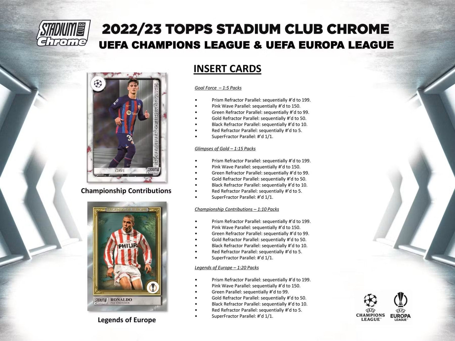 2022/23 Topps Stadium Club Chrome UEFA Club Competitions Soccer Giant Box - Columbia Hobby - Sports Card Boxes - Toploaders - Card Savers