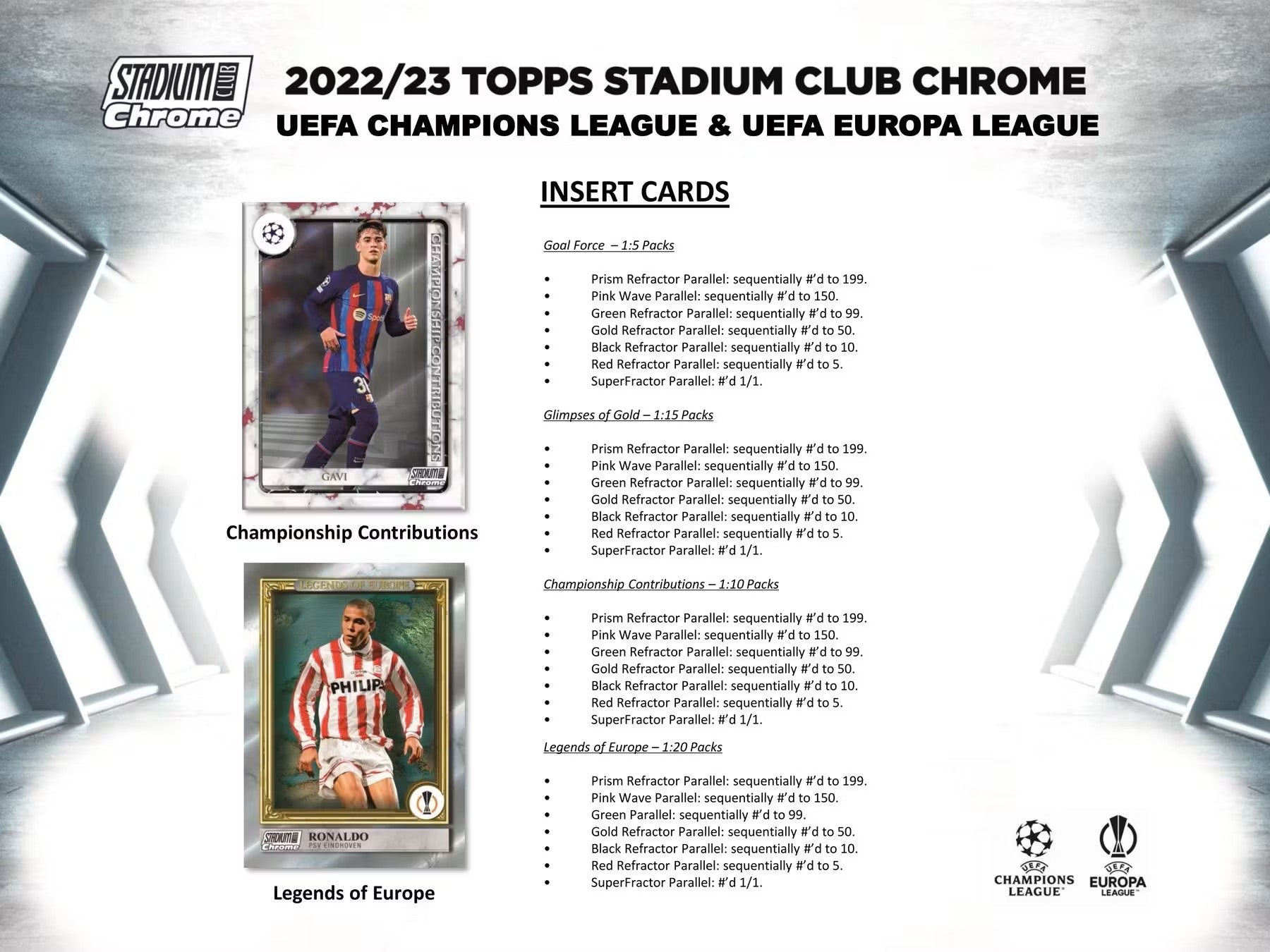 2022/23 Topps Stadium Club Chrome UEFA Club Competitions Soccer Giant Box - Columbia Hobby - Sports Card Boxes - Toploaders - Card Savers