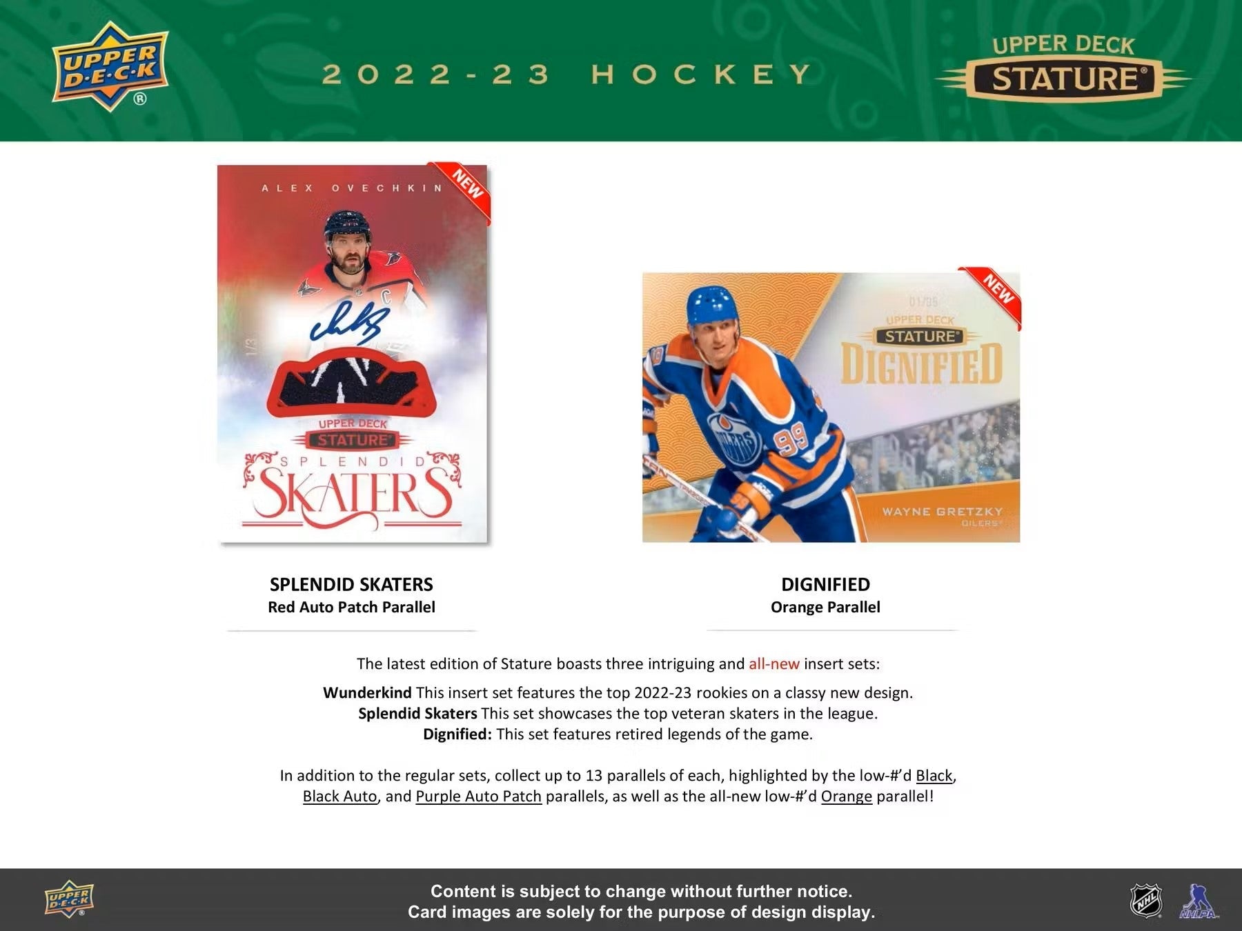 2022/23 Upper Deck Stature Hockey Hobby Box - Columbia Hobby - Sports Card Boxes - Toploaders - Card Savers