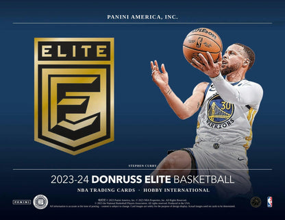 2023 - 24 Panini Donruss Elite Basketball International Hobby Box - Columbia Hobby - Sports Card Boxes - Toploaders - Card Savers