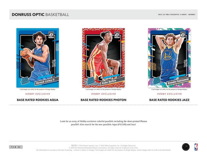 2023 - 24 Panini Donruss Optic Basketball 1st Off The Line FOTL Hobby Box - Columbia Hobby - Sports Card Boxes - Toploaders - Card Savers
