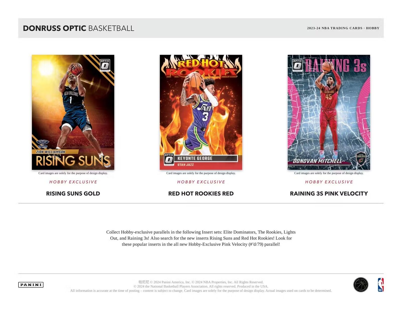 2023 - 24 Panini Donruss Optic Basketball Hobby Box - Columbia Hobby - Sports Card Boxes - Toploaders - Card Savers